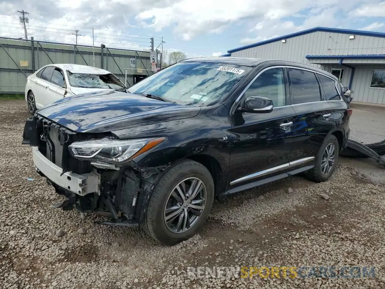 1 Photograph of a damaged car 5N1DL0MM3KC567452 INFINITI QX60 2019