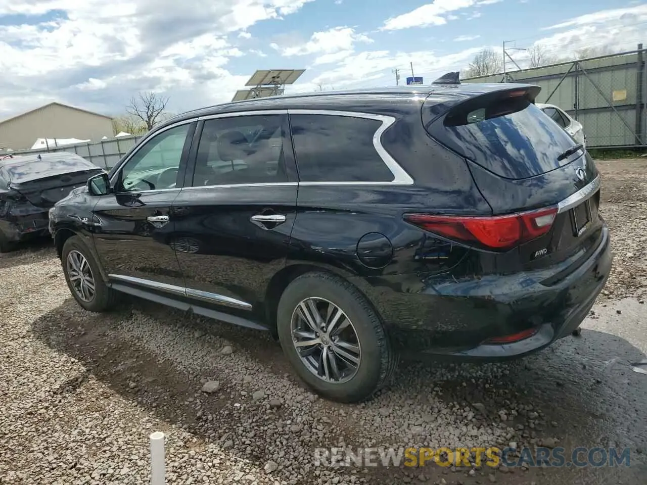2 Photograph of a damaged car 5N1DL0MM3KC567452 INFINITI QX60 2019