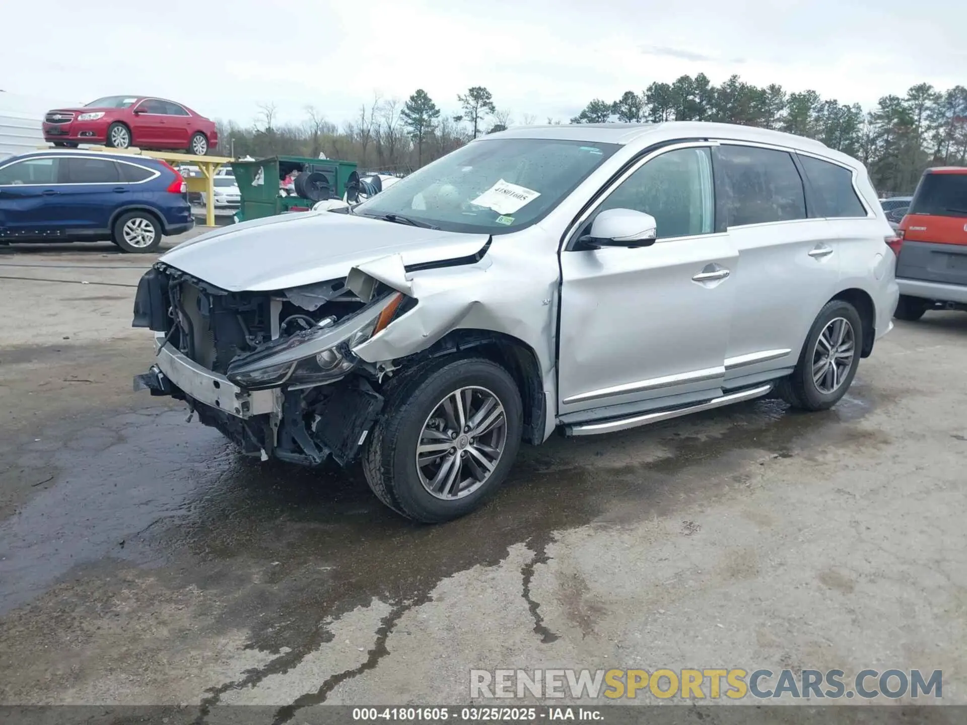 2 Photograph of a damaged car 5N1DL0MM4KC503100 INFINITI QX60 2019