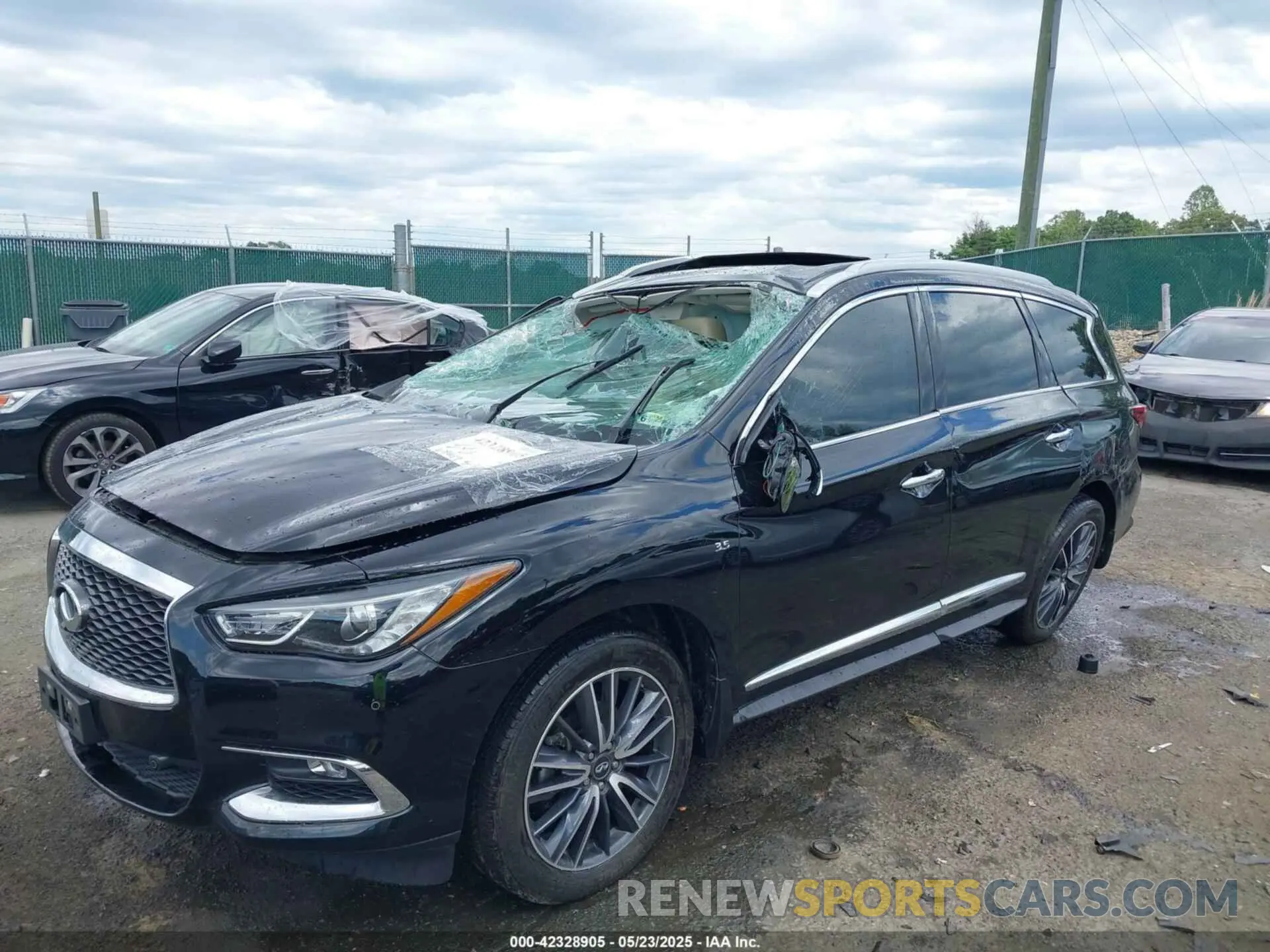 2 Photograph of a damaged car 5N1DL0MM4KC505140 INFINITI QX60 2019
