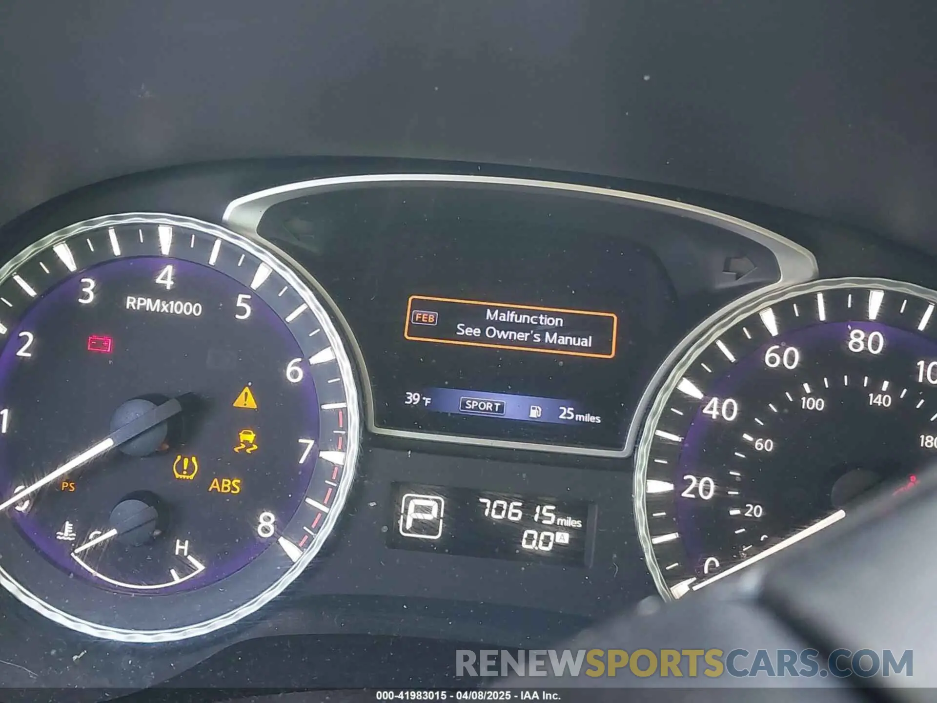 7 Photograph of a damaged car 5N1DL0MM4KC521533 INFINITI QX60 2019