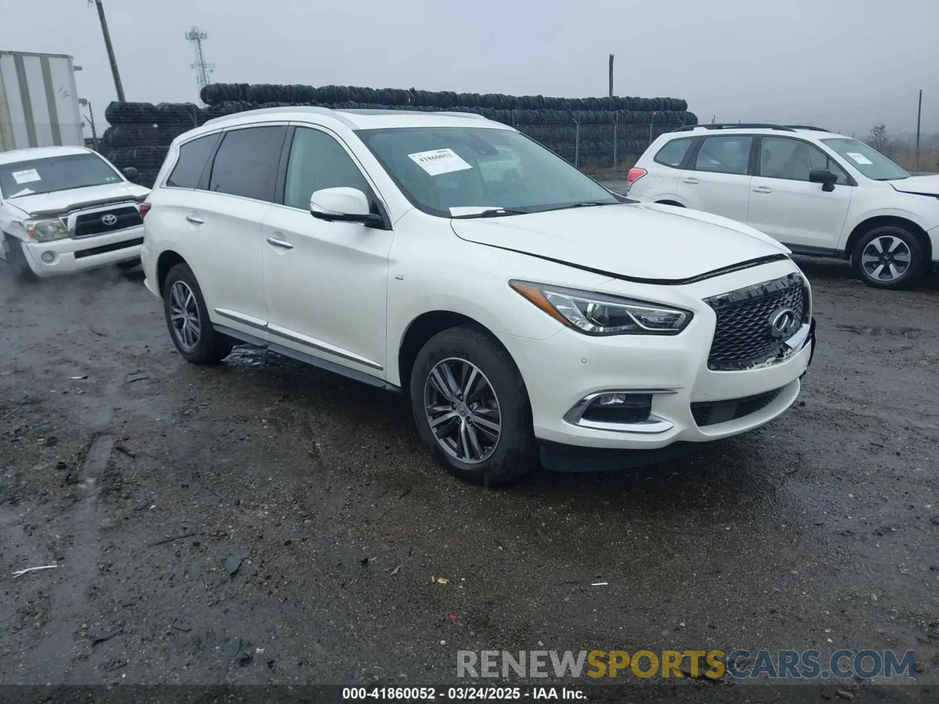 1 Photograph of a damaged car 5N1DL0MM4KC526893 INFINITI QX60 2019