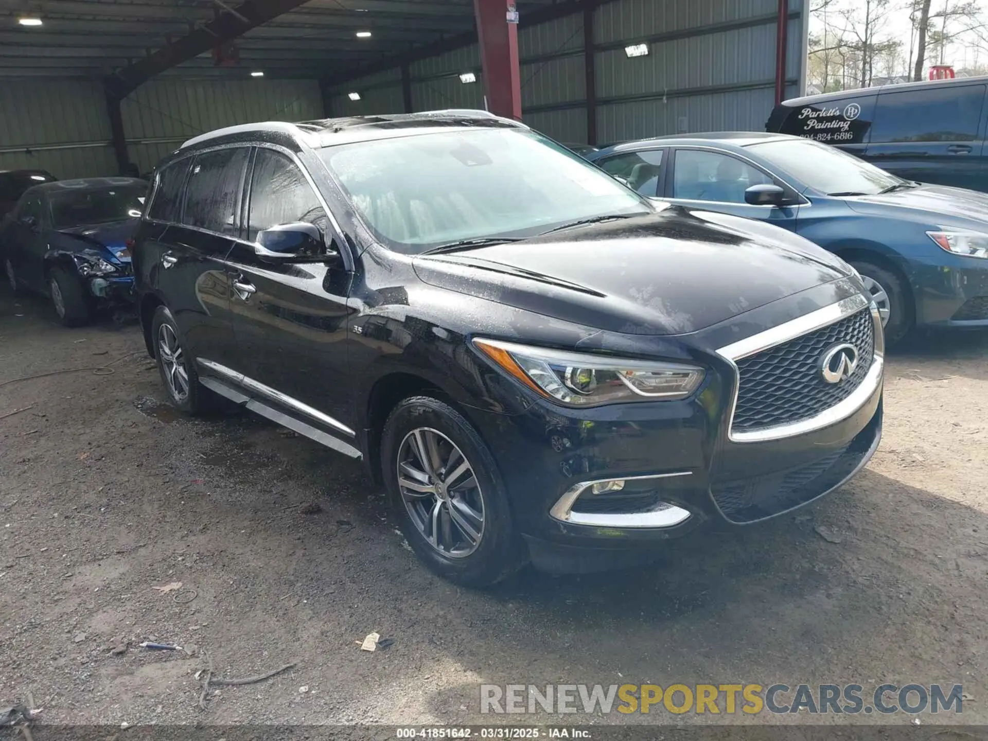 1 Photograph of a damaged car 5N1DL0MM4KC554662 INFINITI QX60 2019