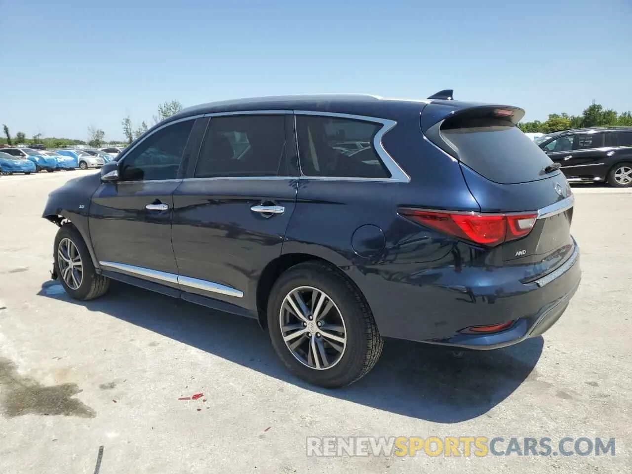 2 Photograph of a damaged car 5N1DL0MM4KC557187 INFINITI QX60 2019