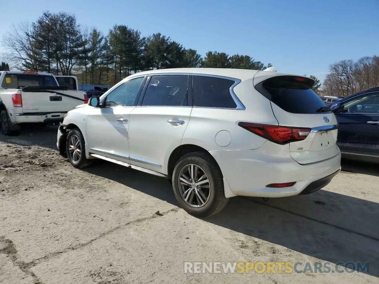 2 Photograph of a damaged car 5N1DL0MM4KC561837 INFINITI QX60 2019