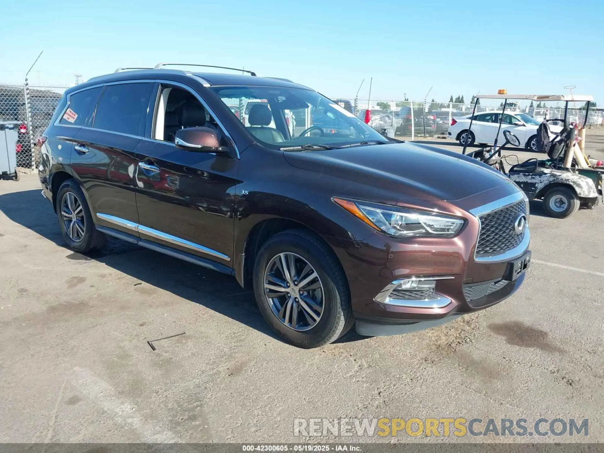 1 Photograph of a damaged car 5N1DL0MM4KC569307 INFINITI QX60 2019