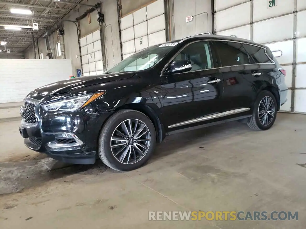 1 Photograph of a damaged car 5N1DL0MM5KC509813 INFINITI QX60 2019