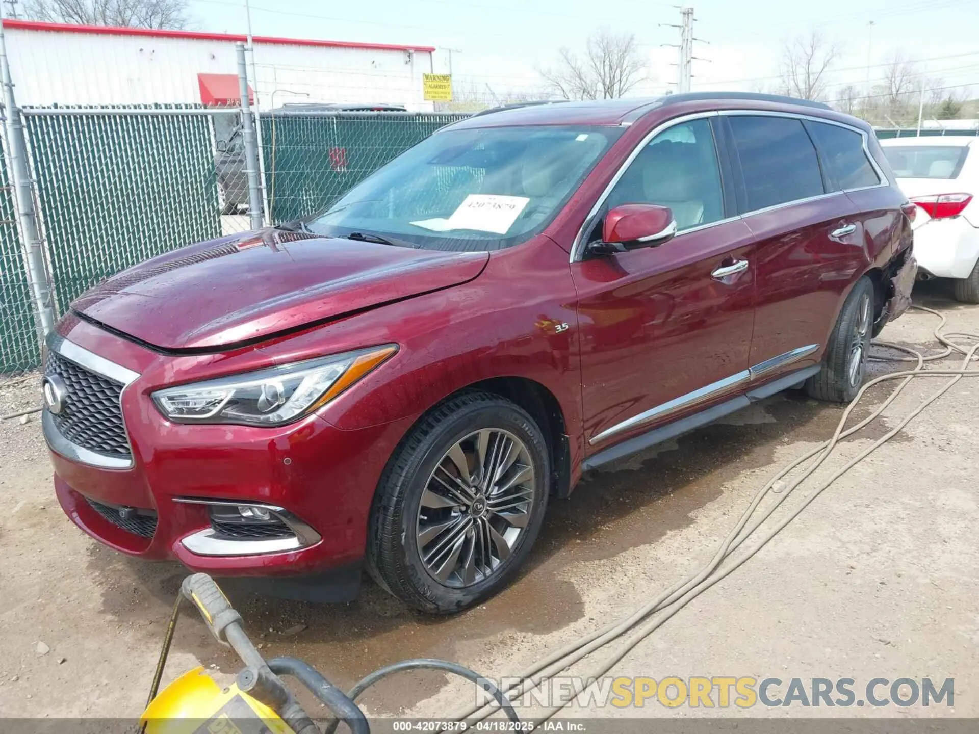 2 Photograph of a damaged car 5N1DL0MM5KC515014 INFINITI QX60 2019