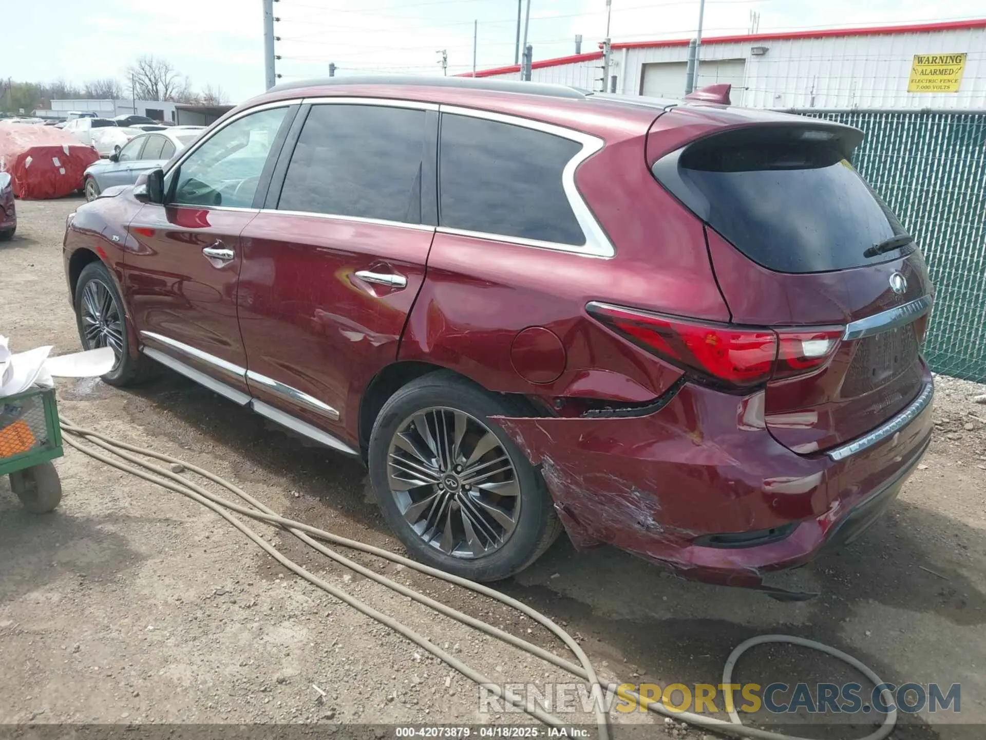 3 Photograph of a damaged car 5N1DL0MM5KC515014 INFINITI QX60 2019