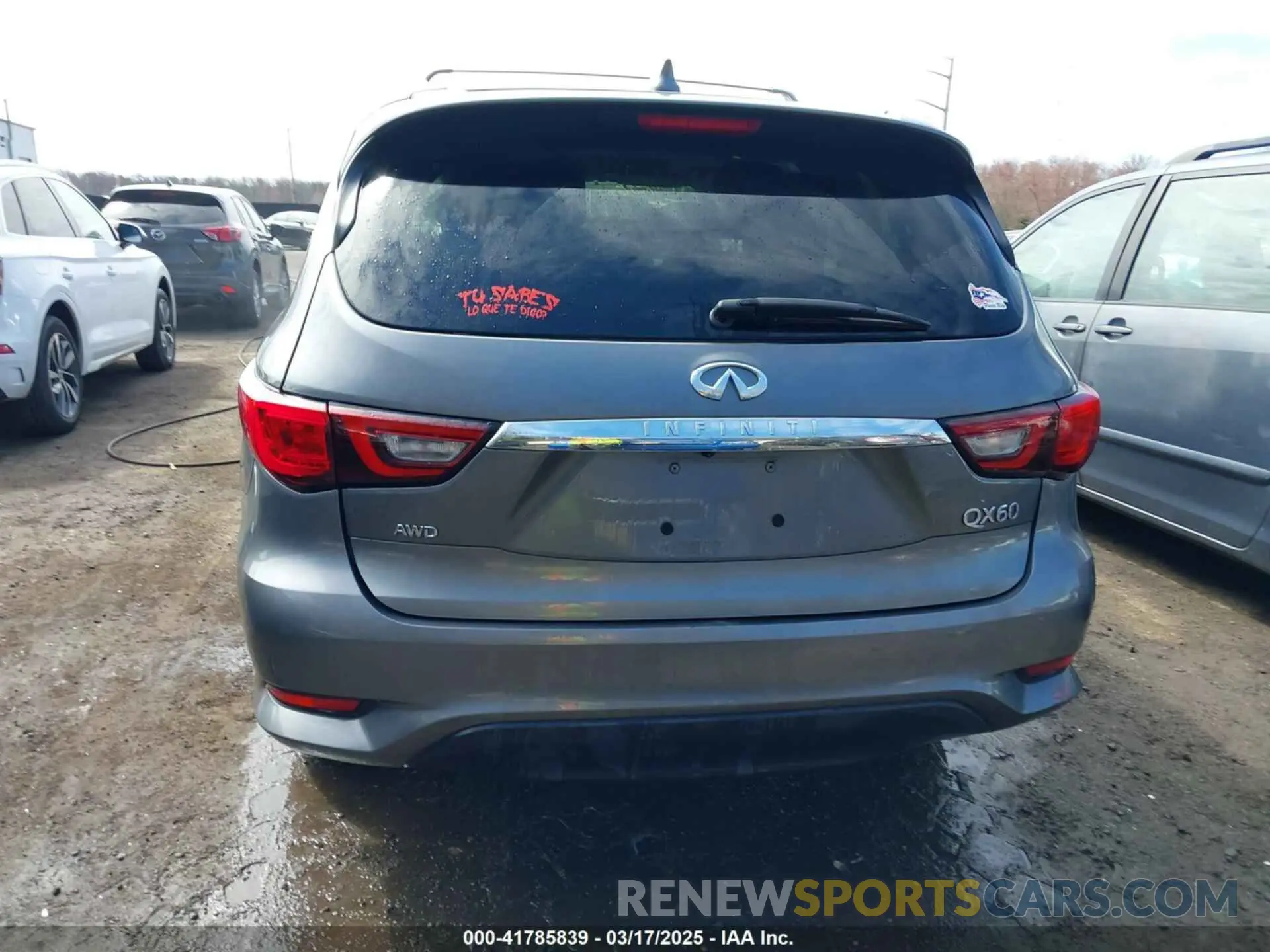 16 Photograph of a damaged car 5N1DL0MM5KC529818 INFINITI QX60 2019