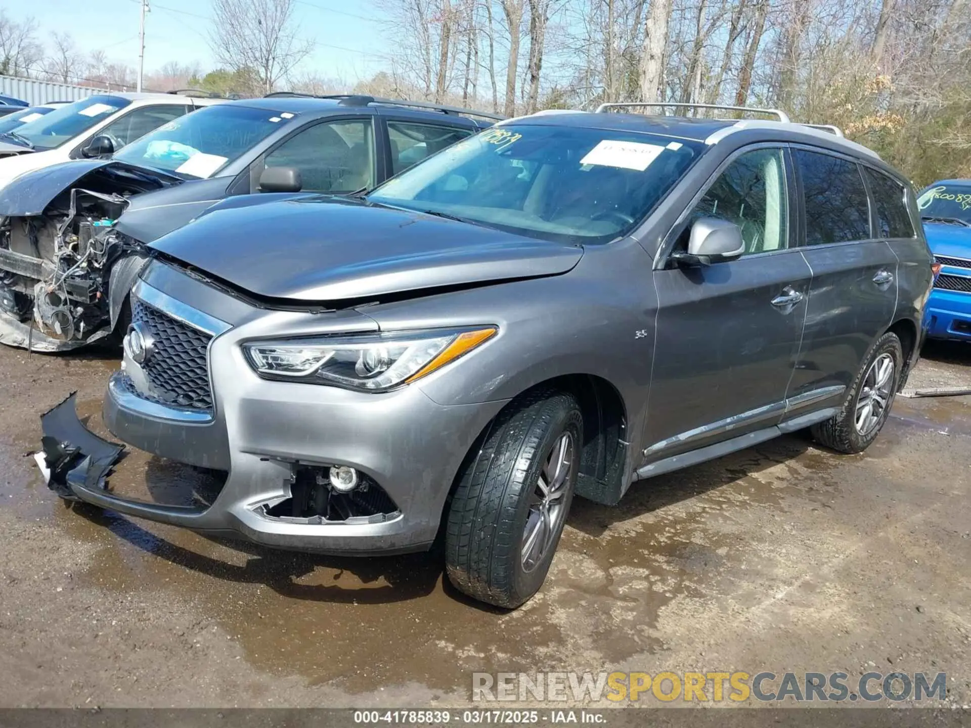 2 Photograph of a damaged car 5N1DL0MM5KC529818 INFINITI QX60 2019