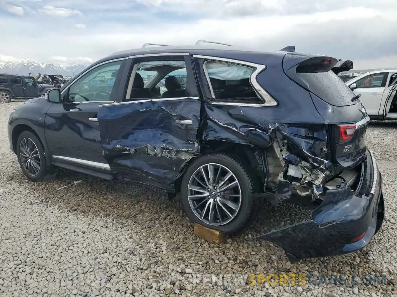 2 Photograph of a damaged car 5N1DL0MM5KC530029 INFINITI QX60 2019