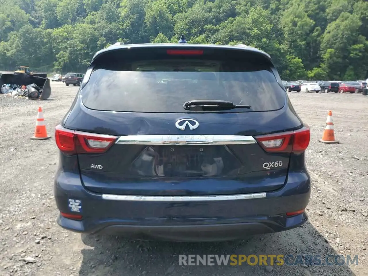 6 Photograph of a damaged car 5N1DL0MM5KC563371 INFINITI QX60 2019