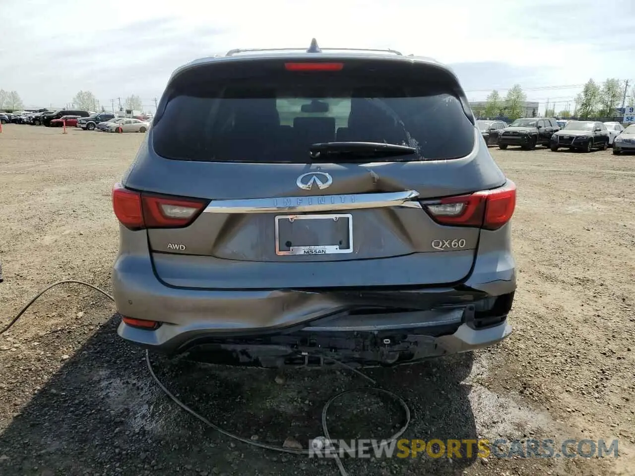 6 Photograph of a damaged car 5N1DL0MM5KC564679 INFINITI QX60 2019