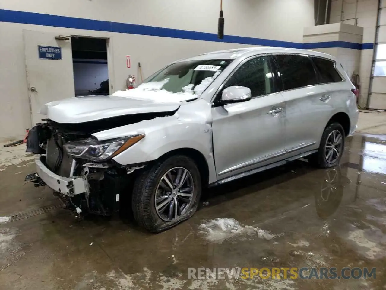 1 Photograph of a damaged car 5N1DL0MM6KC513238 INFINITI QX60 2019