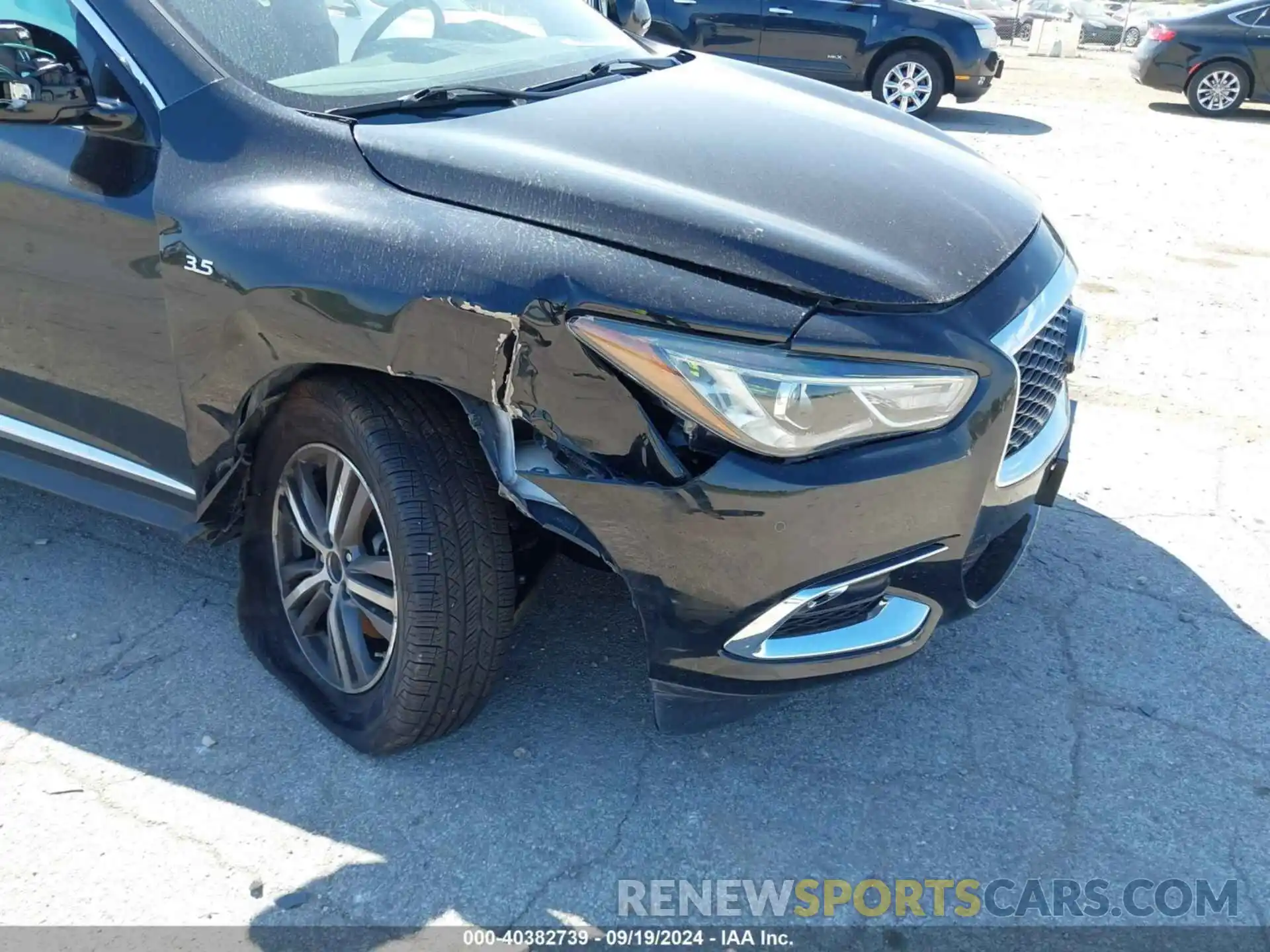 6 Photograph of a damaged car 5N1DL0MM6KC523235 INFINITI QX60 2019