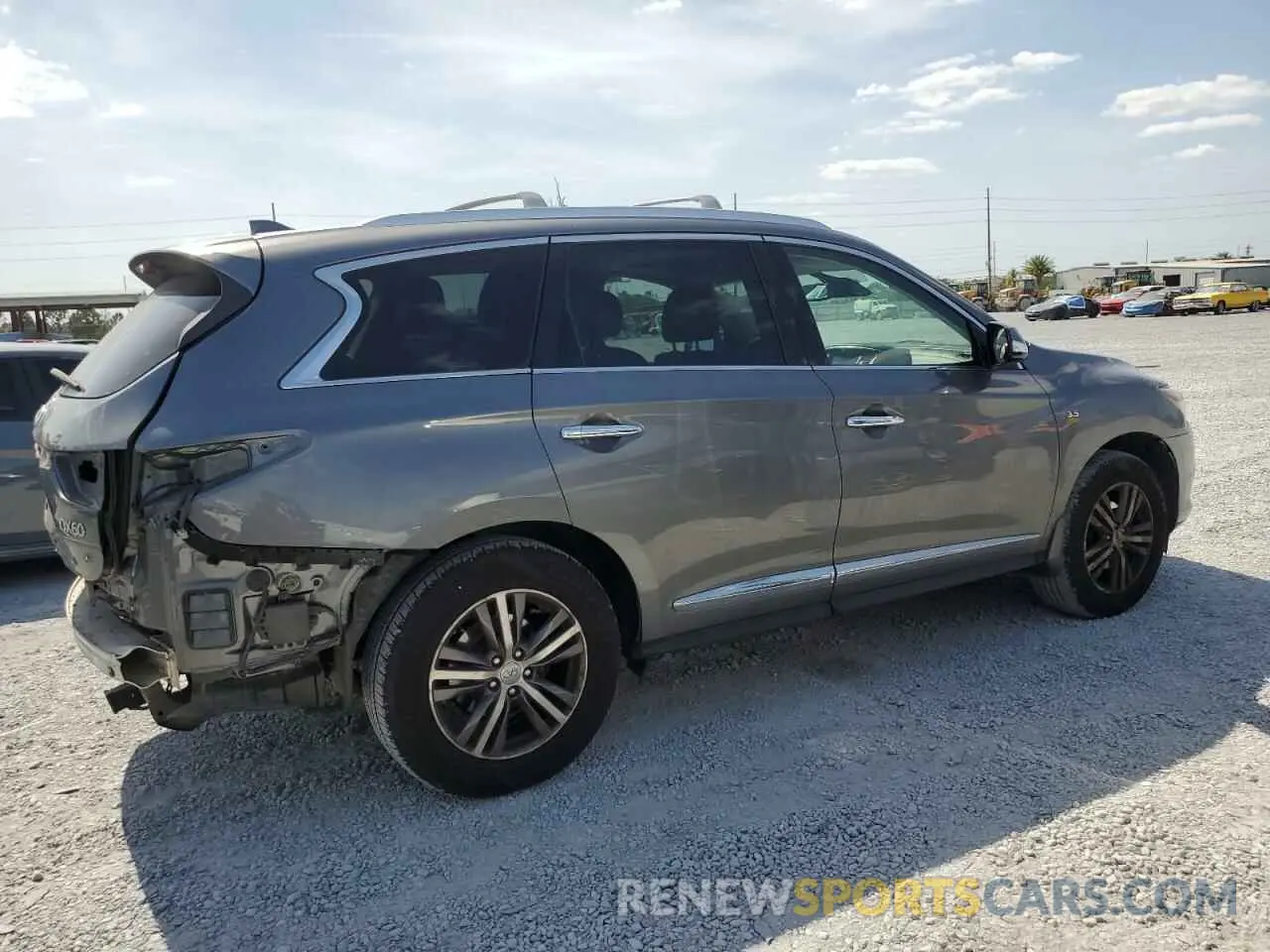 3 Photograph of a damaged car 5N1DL0MM6KC563976 INFINITI QX60 2019