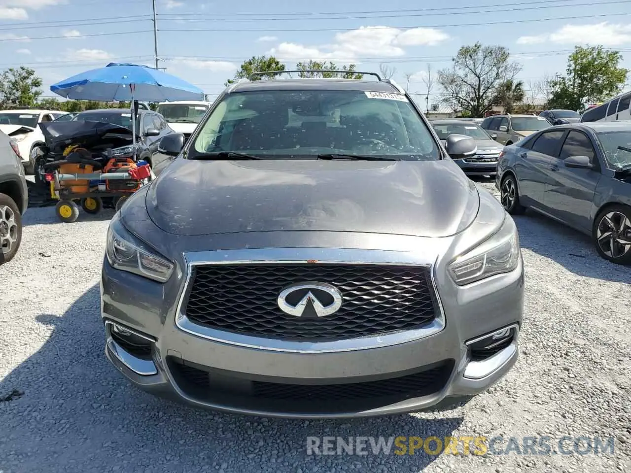 5 Photograph of a damaged car 5N1DL0MM6KC563976 INFINITI QX60 2019