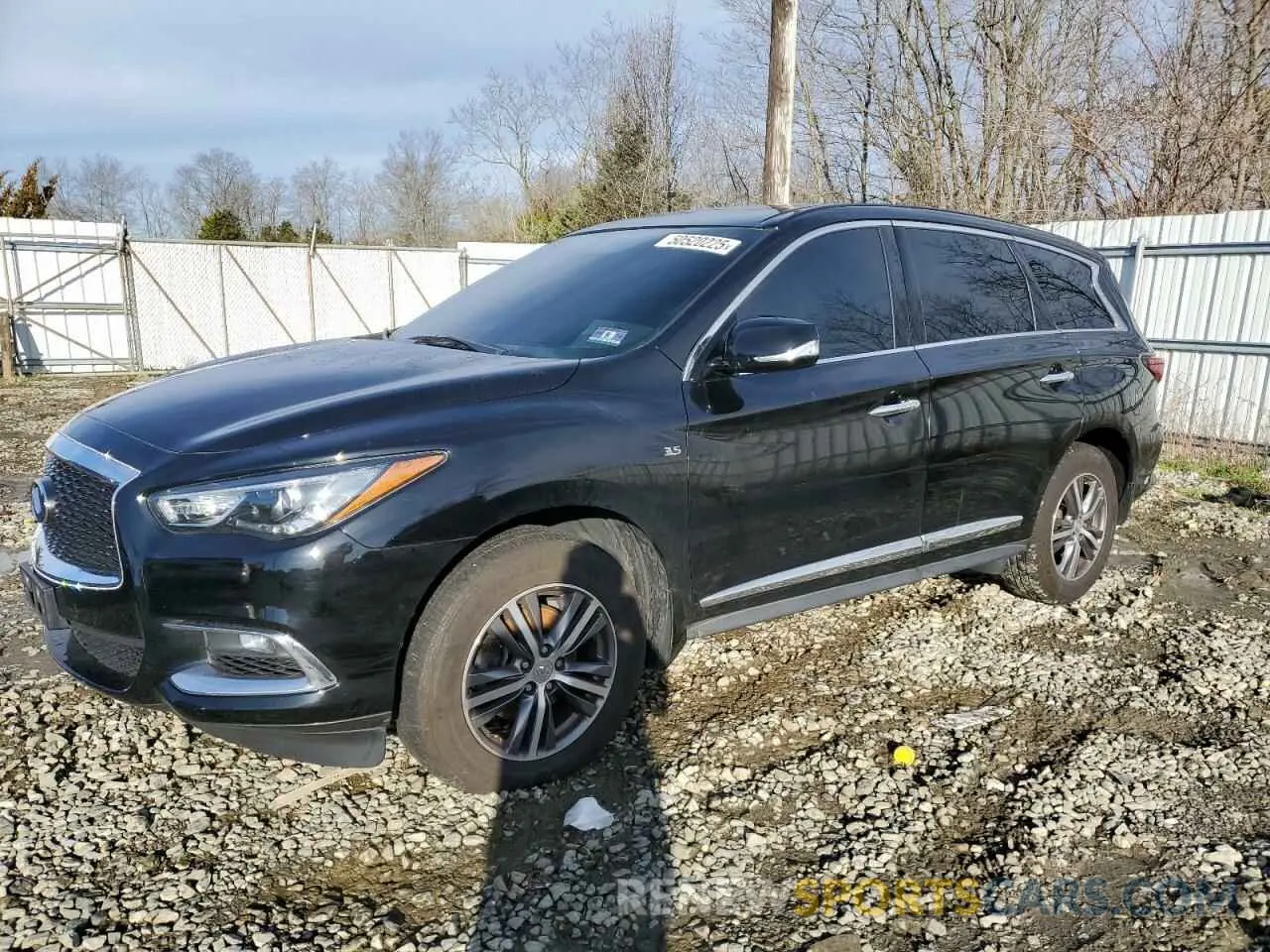 1 Photograph of a damaged car 5N1DL0MM6KC569907 INFINITI QX60 2019