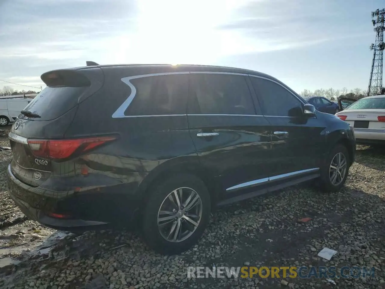 3 Photograph of a damaged car 5N1DL0MM6KC569907 INFINITI QX60 2019