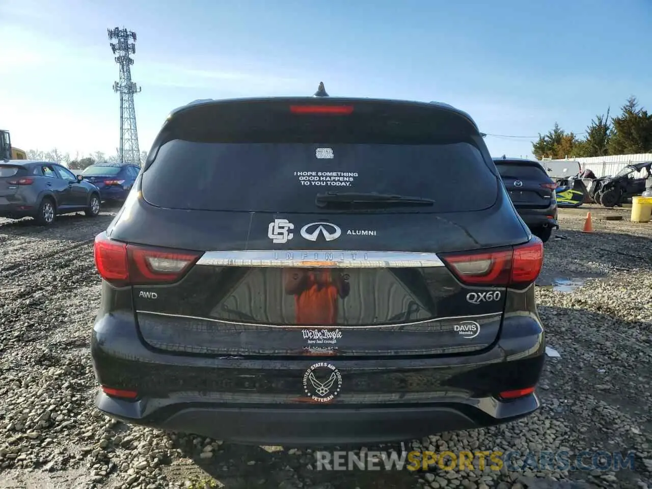 6 Photograph of a damaged car 5N1DL0MM6KC569907 INFINITI QX60 2019