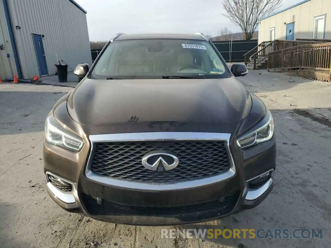 5 Photograph of a damaged car 5N1DL0MM7KC504516 INFINITI QX60 2019