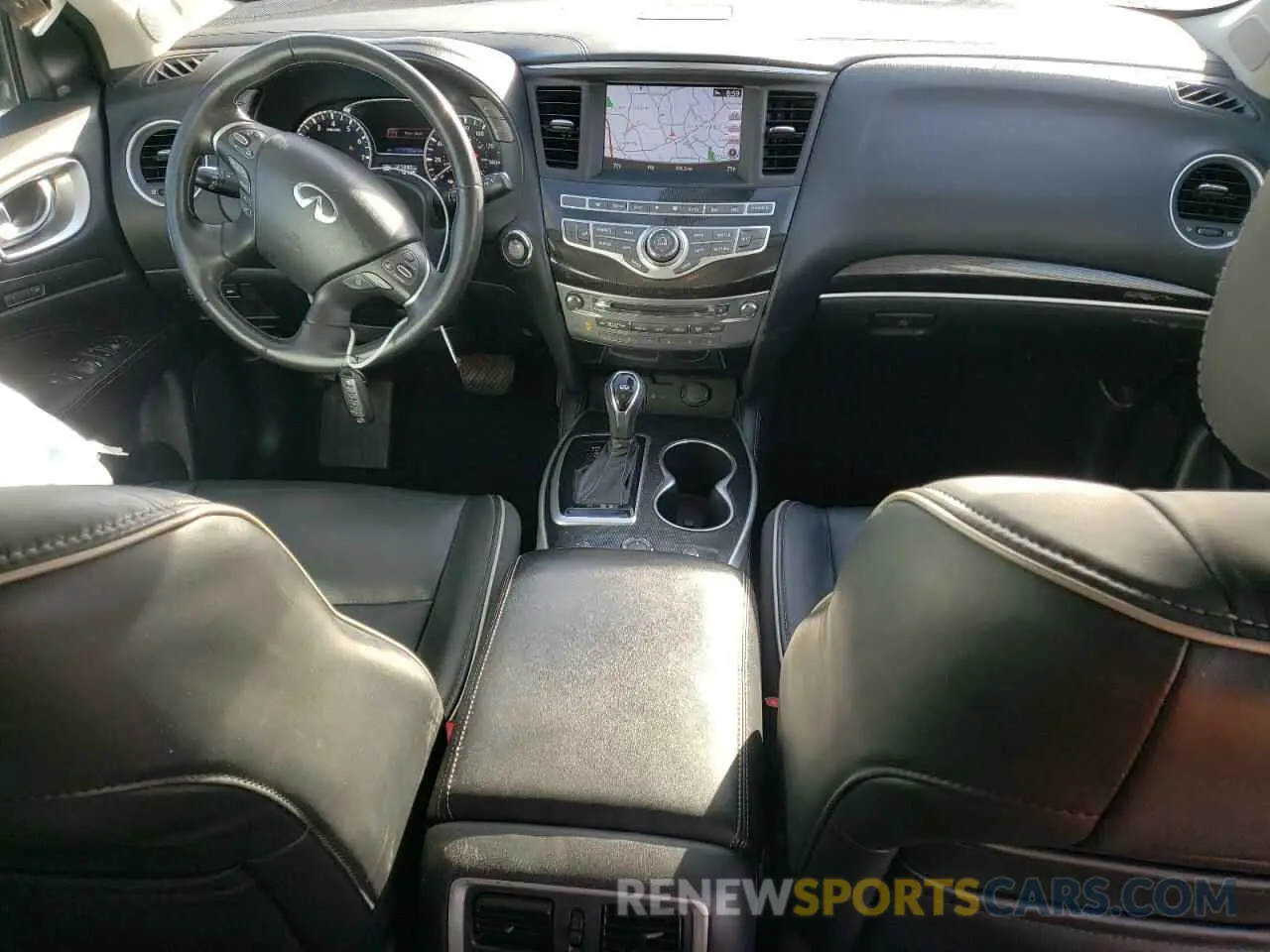 8 Photograph of a damaged car 5N1DL0MM7KC520098 INFINITI QX60 2019
