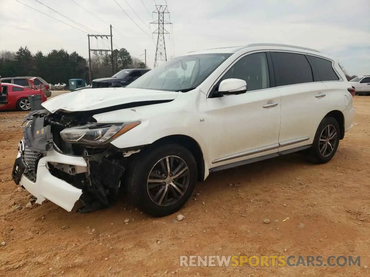 1 Photograph of a damaged car 5N1DL0MM7KC526872 INFINITI QX60 2019