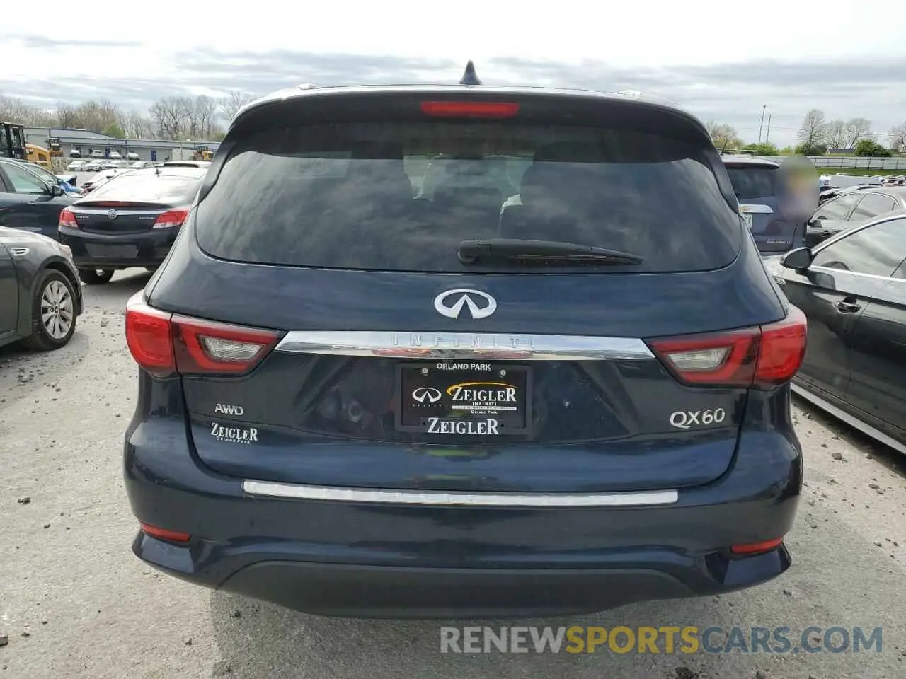 6 Photograph of a damaged car 5N1DL0MM7KC548550 INFINITI QX60 2019