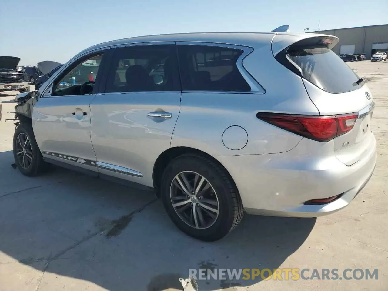 2 Photograph of a damaged car 5N1DL0MM7KC553229 INFINITI QX60 2019