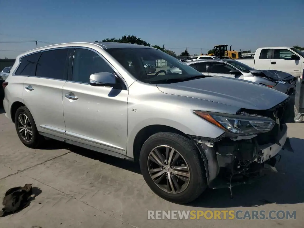 4 Photograph of a damaged car 5N1DL0MM7KC553229 INFINITI QX60 2019