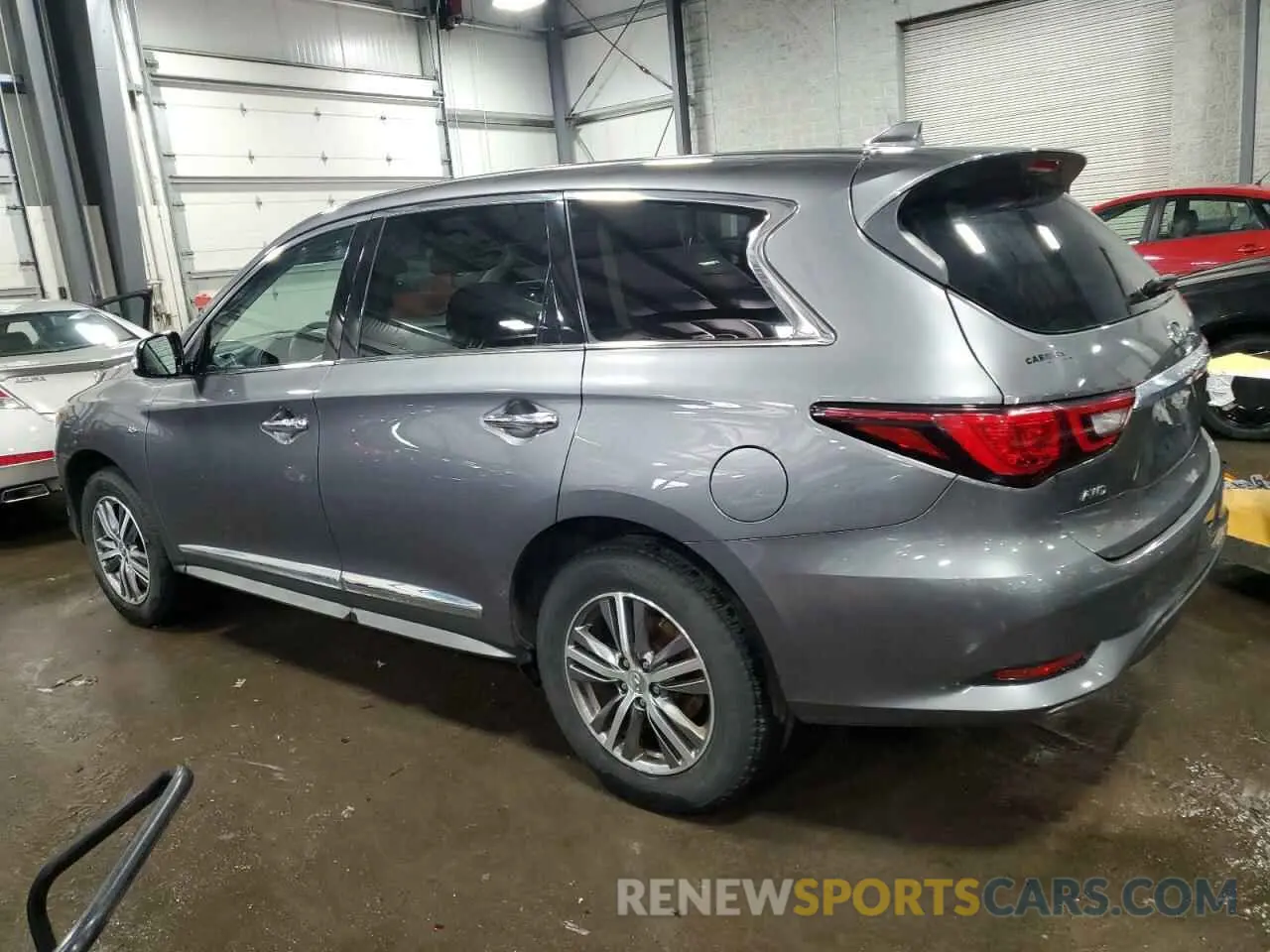 2 Photograph of a damaged car 5N1DL0MM7KC567163 INFINITI QX60 2019