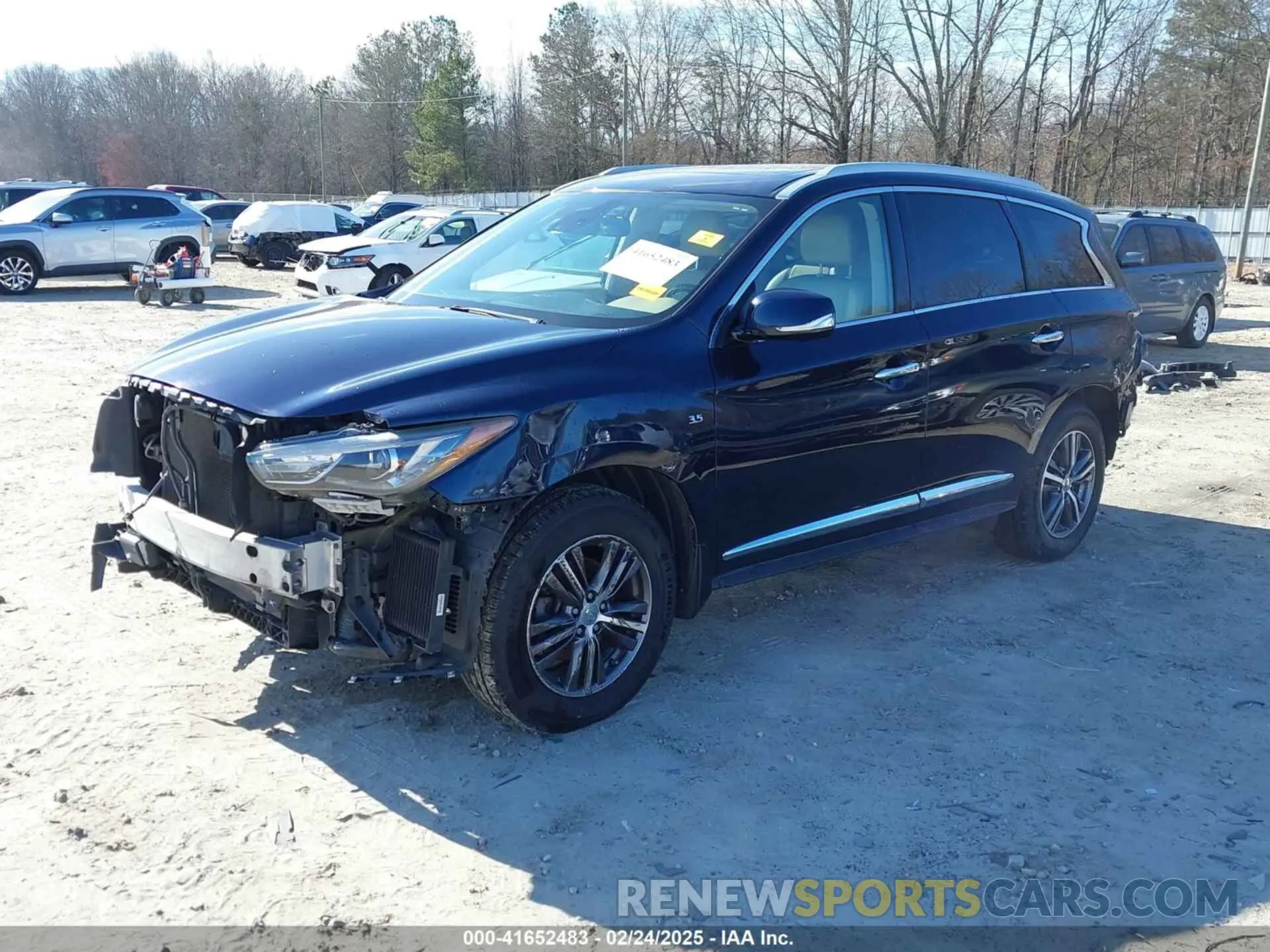 2 Photograph of a damaged car 5N1DL0MM8KC520904 INFINITI QX60 2019