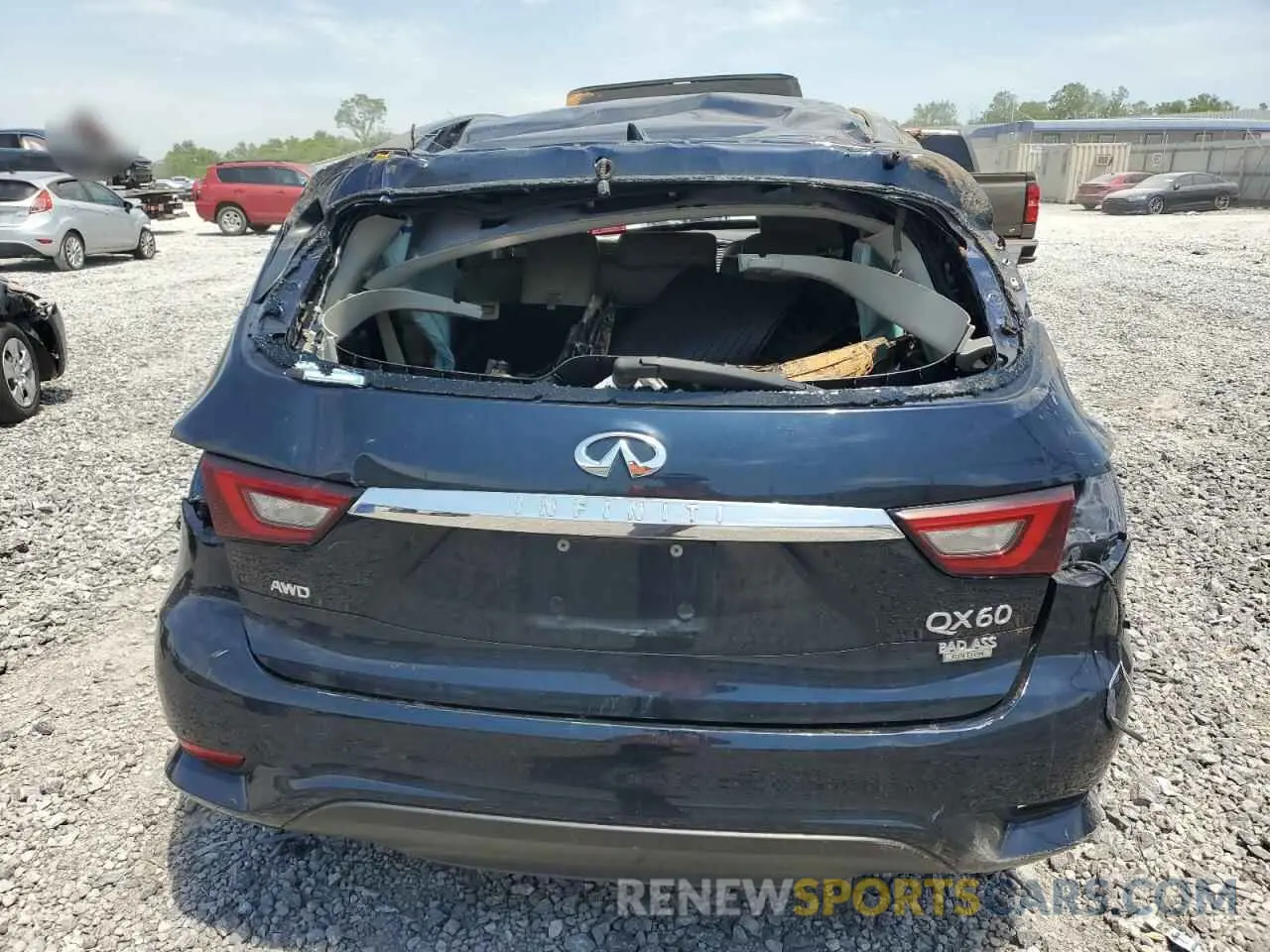 6 Photograph of a damaged car 5N1DL0MM8KC557693 INFINITI QX60 2019