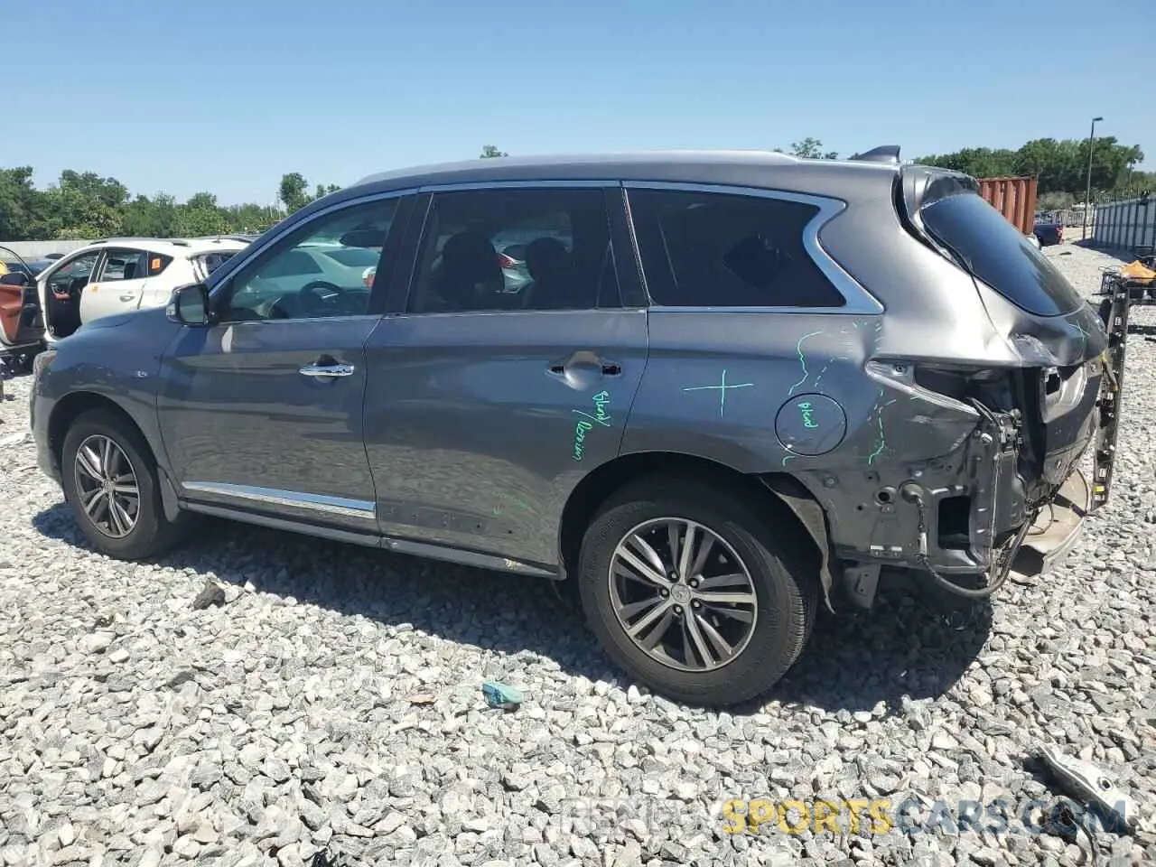 2 Photograph of a damaged car 5N1DL0MM9KC504209 INFINITI QX60 2019