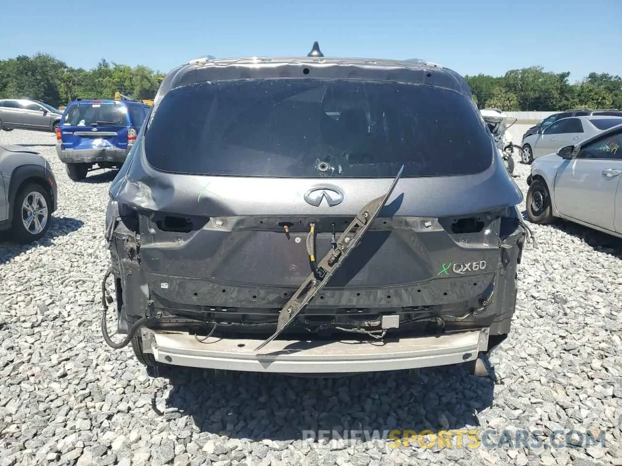 6 Photograph of a damaged car 5N1DL0MM9KC504209 INFINITI QX60 2019