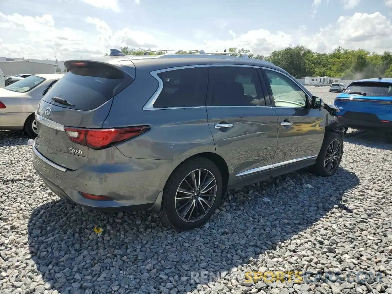 3 Photograph of a damaged car 5N1DL0MM9KC535363 INFINITI QX60 2019