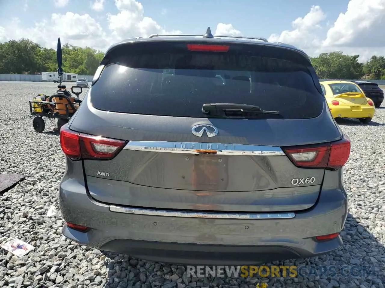 6 Photograph of a damaged car 5N1DL0MM9KC535363 INFINITI QX60 2019
