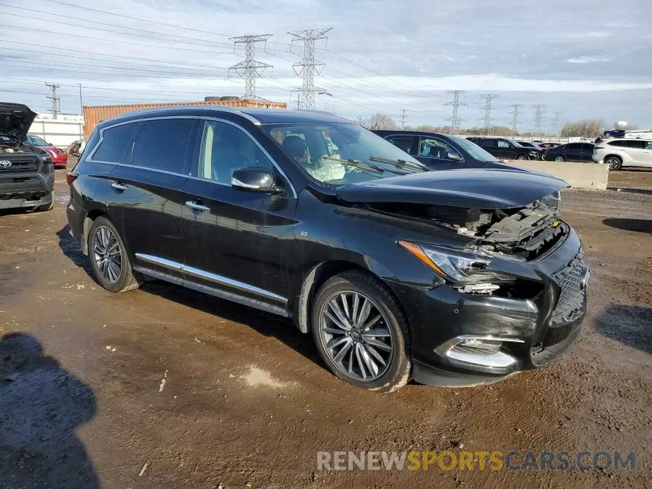 4 Photograph of a damaged car 5N1DL0MM9KC548453 INFINITI QX60 2019