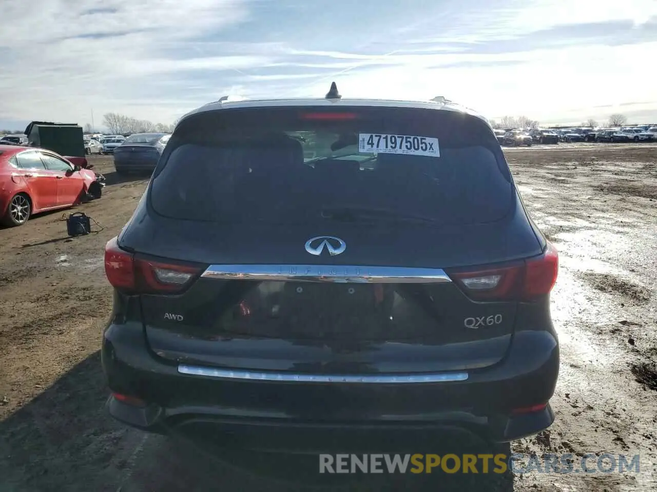 6 Photograph of a damaged car 5N1DL0MM9KC548453 INFINITI QX60 2019