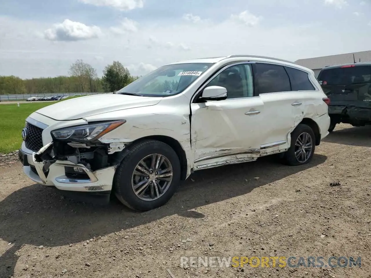 1 Photograph of a damaged car 5N1DL0MM9KC561865 INFINITI QX60 2019