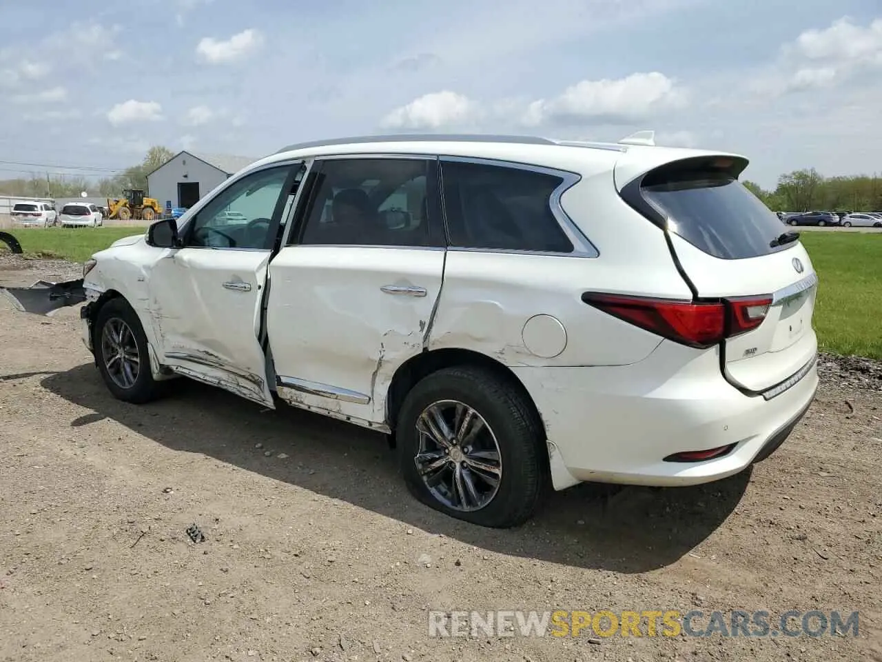 2 Photograph of a damaged car 5N1DL0MM9KC561865 INFINITI QX60 2019