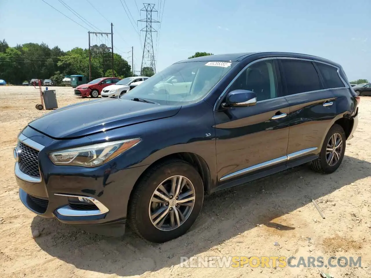 1 Photograph of a damaged car 5N1DL0MM9KC567715 INFINITI QX60 2019