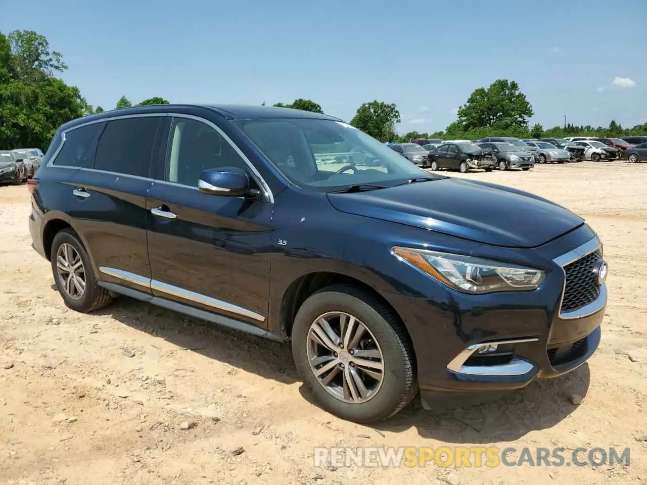 4 Photograph of a damaged car 5N1DL0MM9KC567715 INFINITI QX60 2019