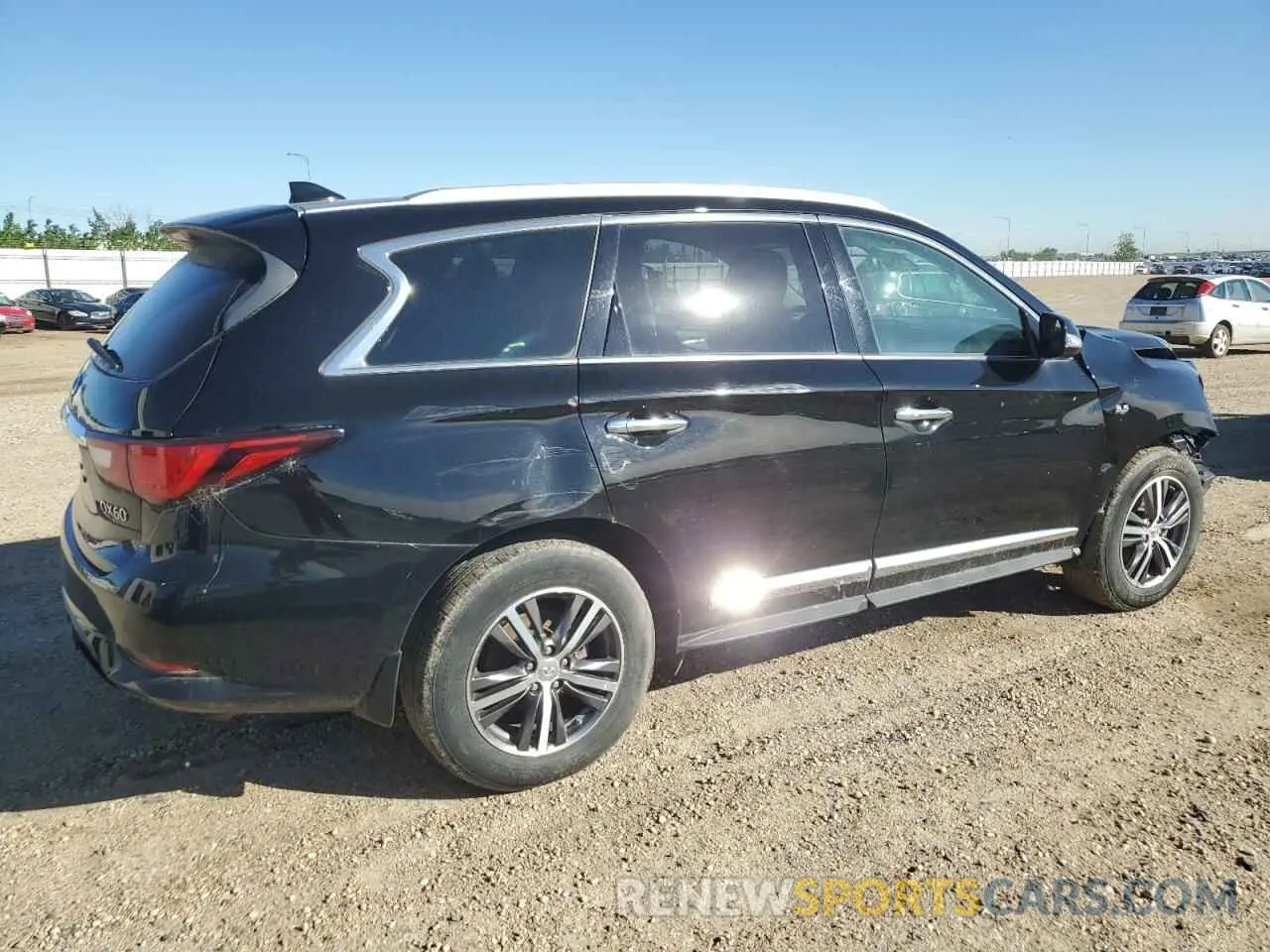 3 Photograph of a damaged car 5N1DL0MMXKC512304 INFINITI QX60 2019