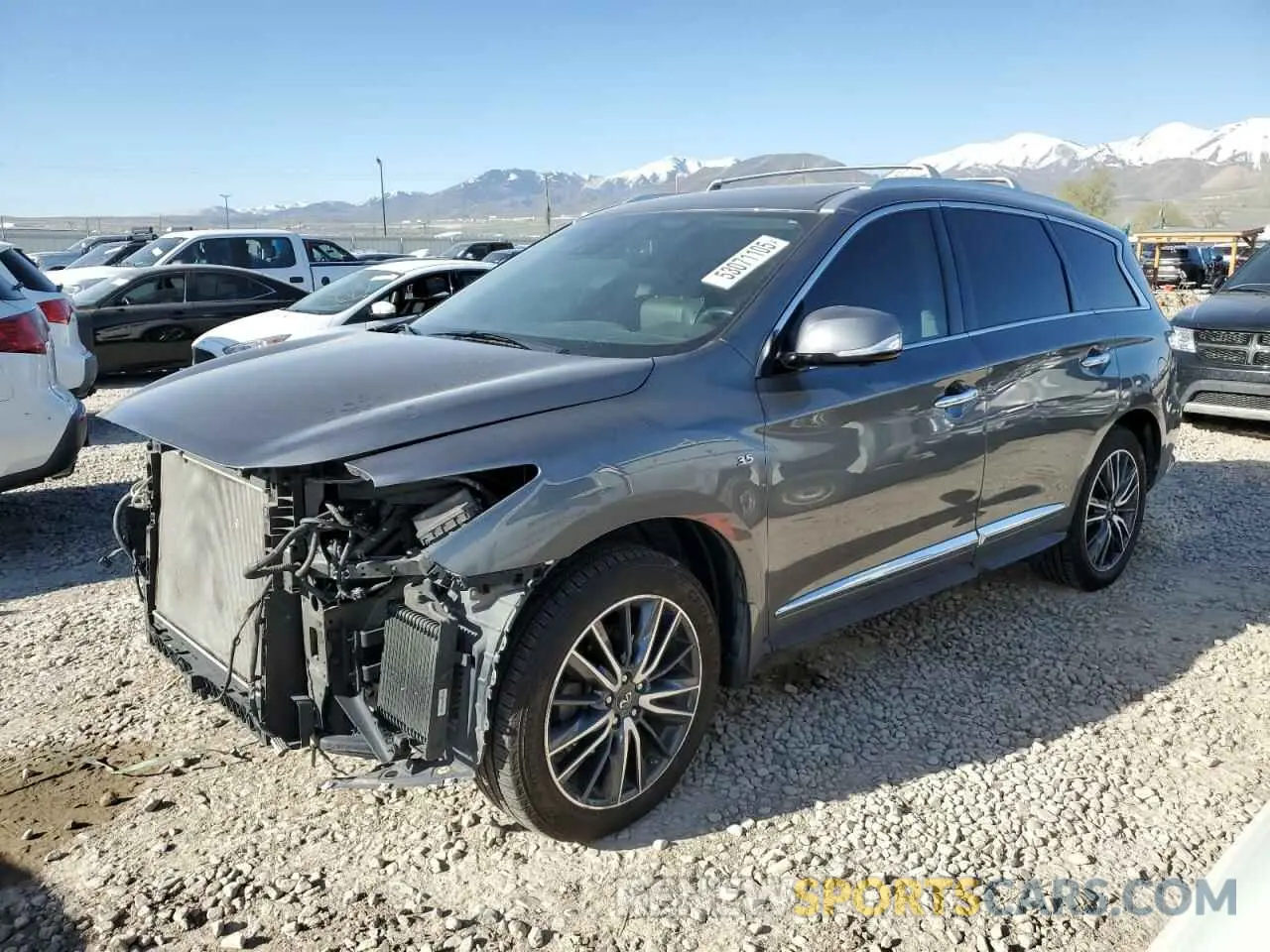 1 Photograph of a damaged car 5N1DL0MMXKC527742 INFINITI QX60 2019