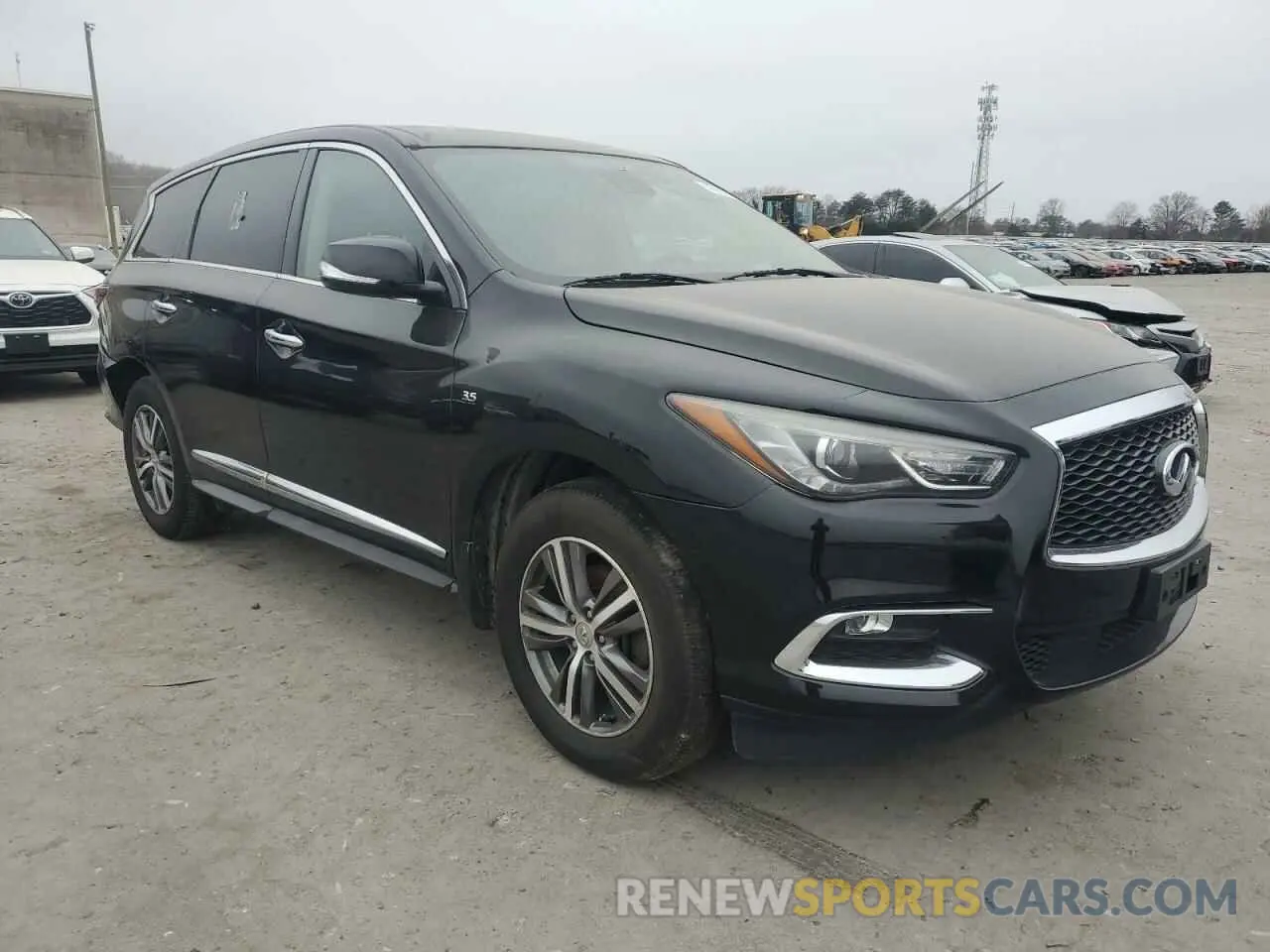 4 Photograph of a damaged car 5N1DL0MMXKC566279 INFINITI QX60 2019