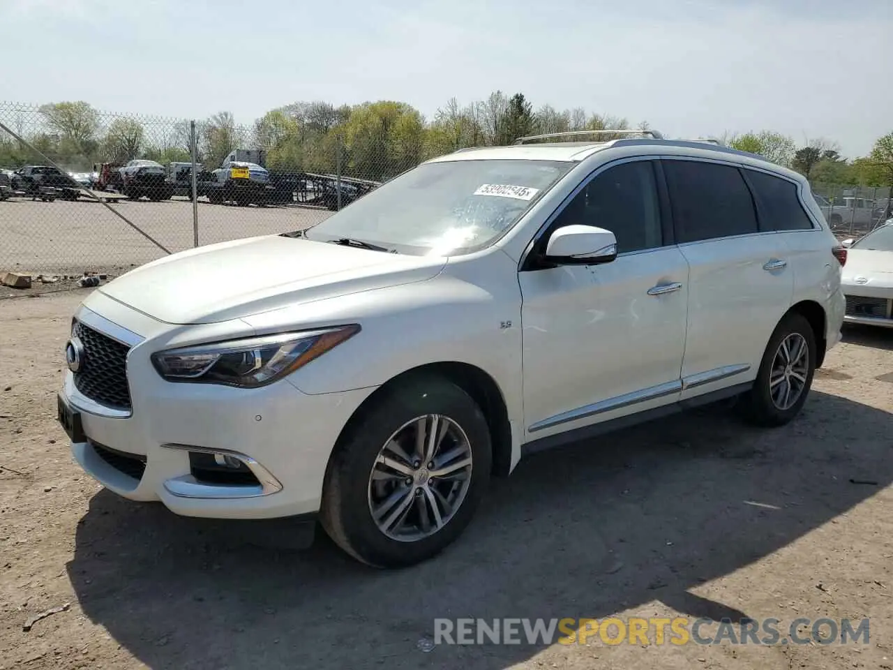 1 Photograph of a damaged car 5N1DL0MMXKC567027 INFINITI QX60 2019