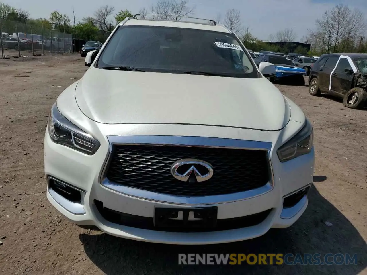 5 Photograph of a damaged car 5N1DL0MMXKC567027 INFINITI QX60 2019