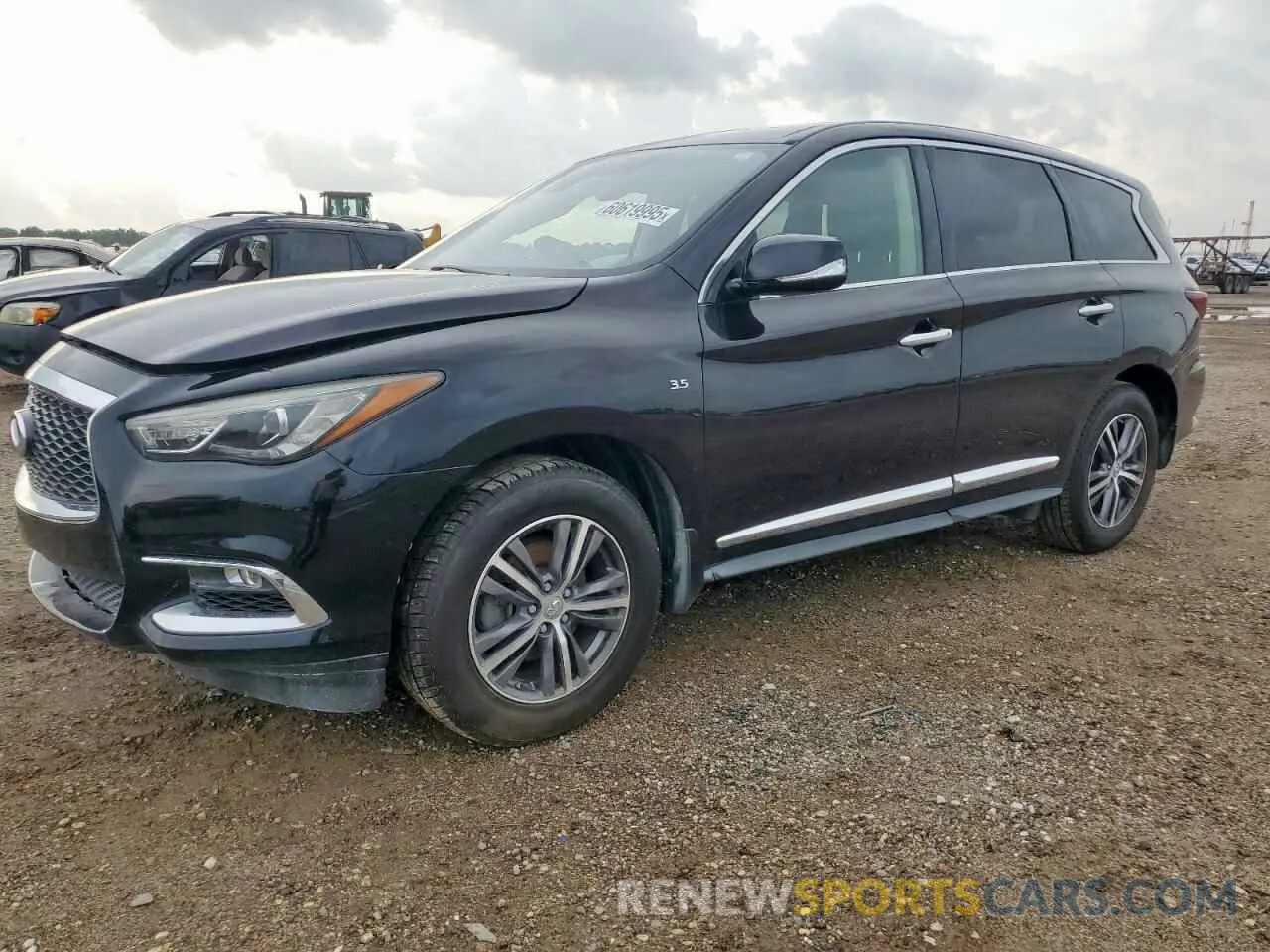 1 Photograph of a damaged car 5N1DL0MN0KC503037 INFINITI QX60 2019